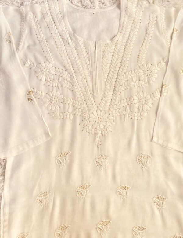Zaraar — Hand Embroidered Chikankari & Mukaish Kurta