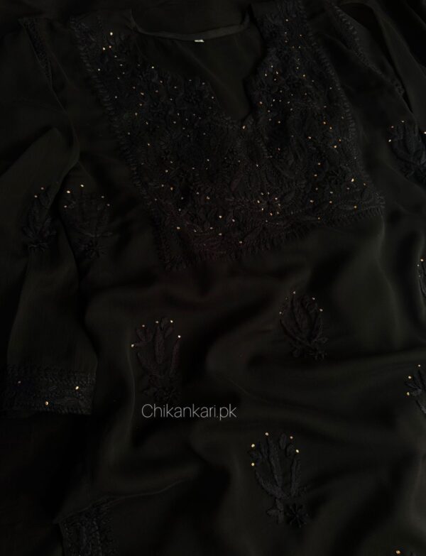 Nazanina Hand Embroidered Chikankari Kurta And Trouser