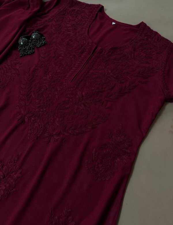 Shaam-e-Gul Hand Embroidered Chikankari Set