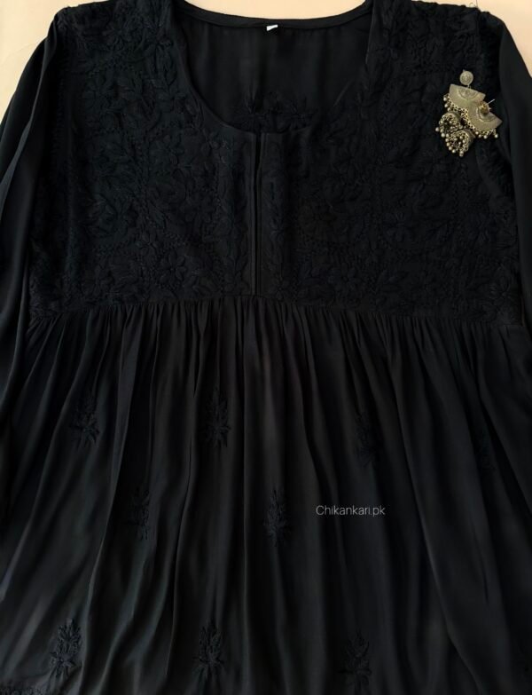 Noor Hand Embroidered Chikankari Frock